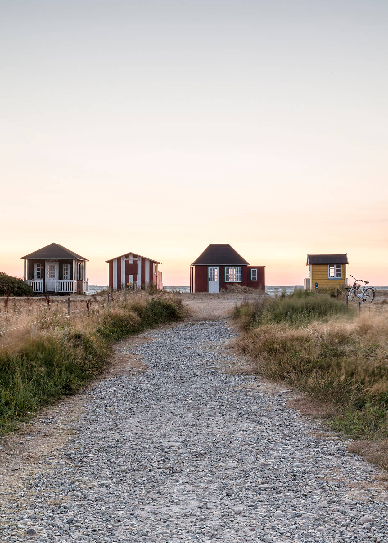 Fotografi af Strandhuse på Ærø