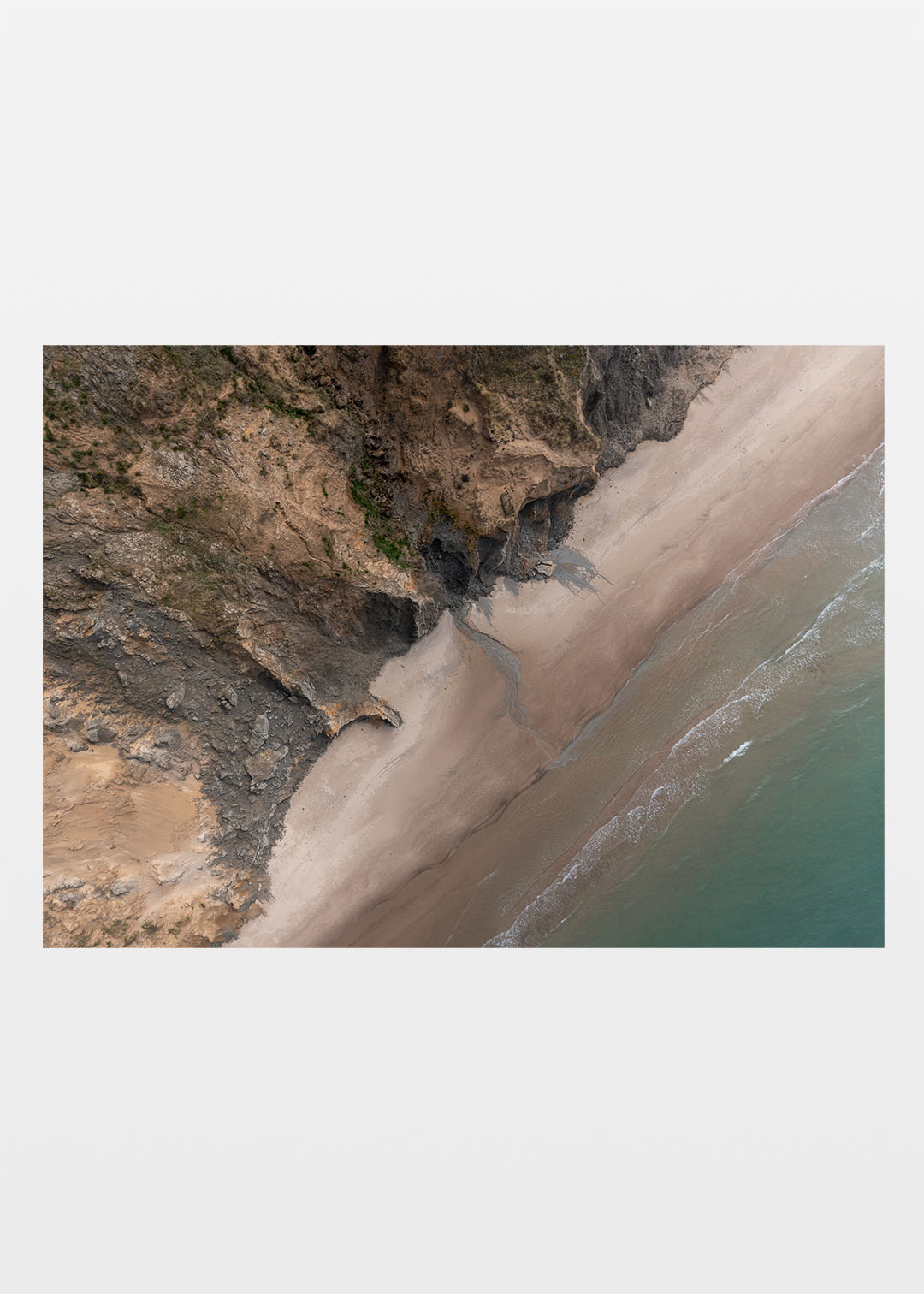 Vandret drone plakater med natur
