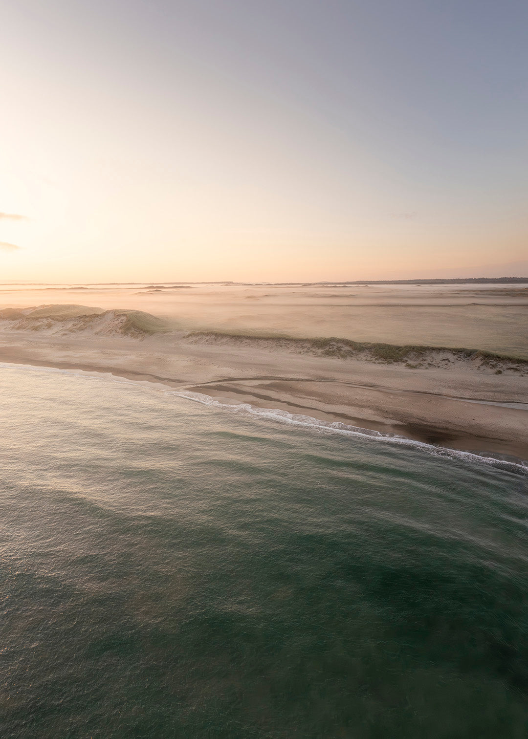 Klitmøller plakat – Morgenlys over Vestkysten i Thy