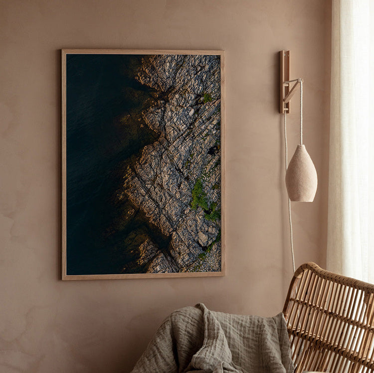 Plakater med danske øer - Bornholm, Fanø, Anholt m.fl. 