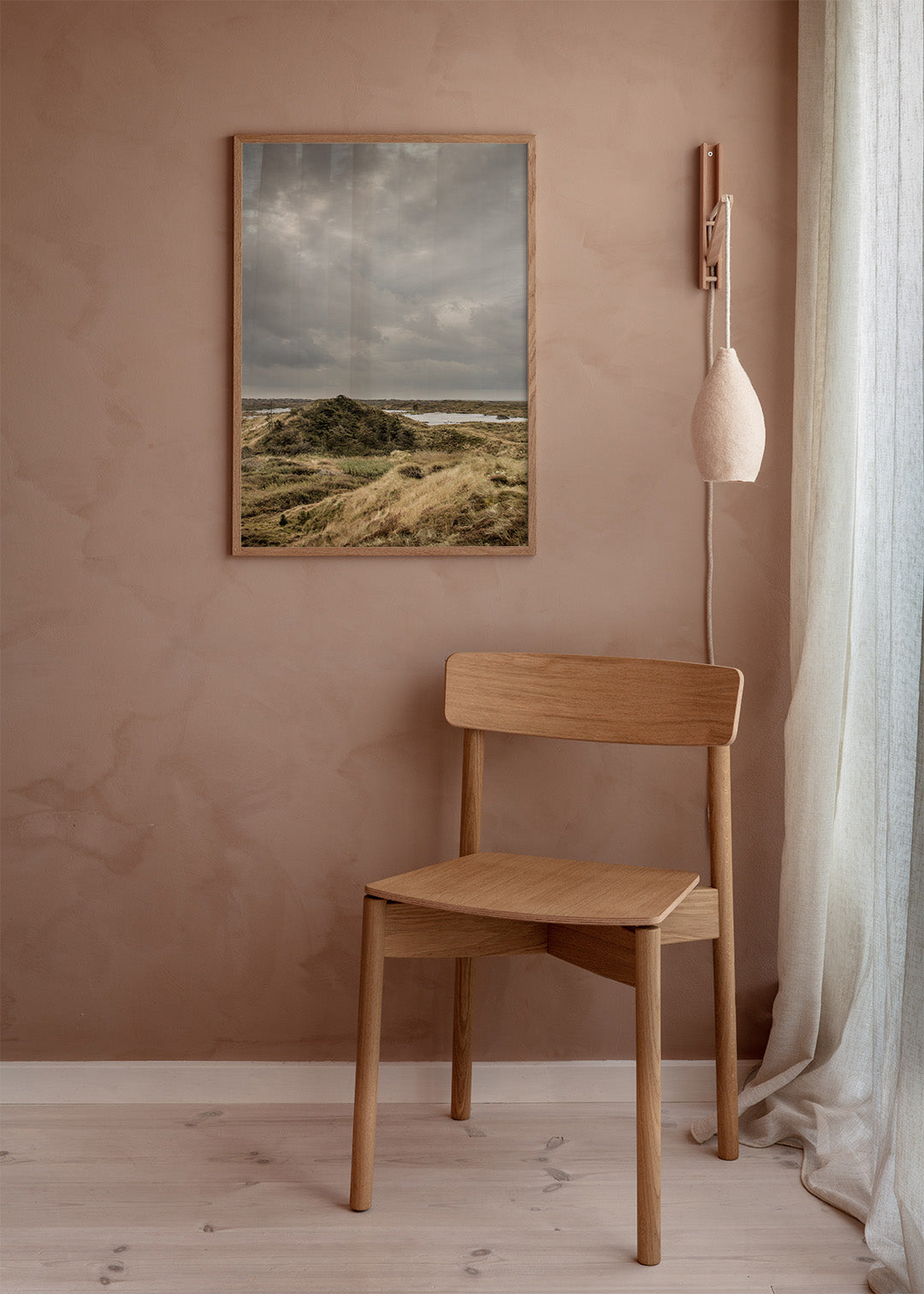 Indretning med Fanø plakat