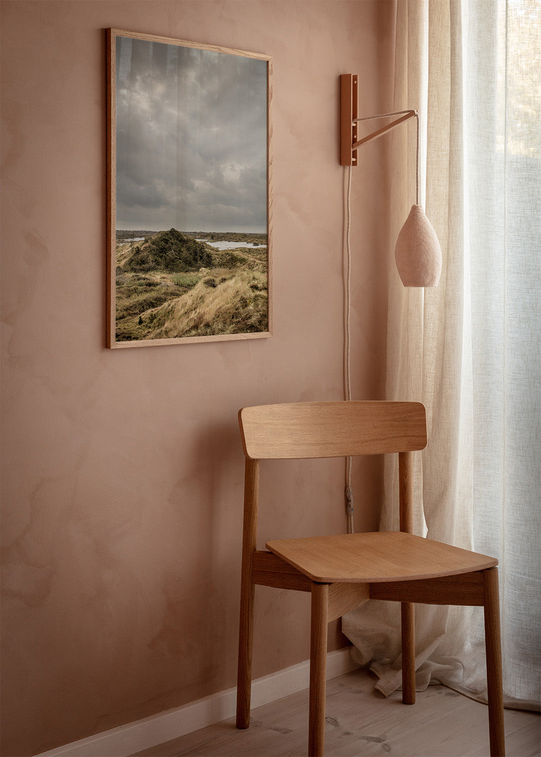 Indretning med Fanø plakat