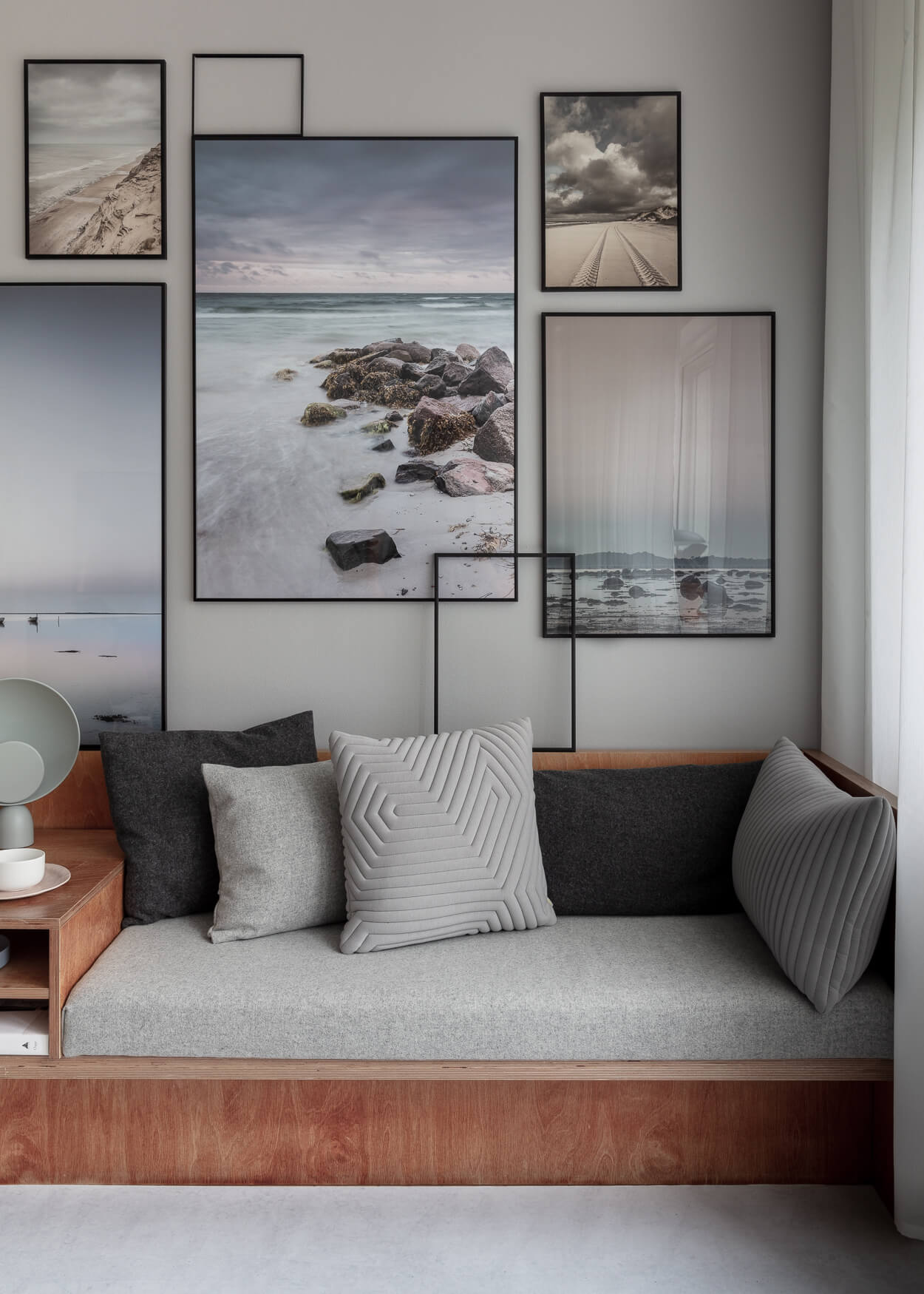 Billedevæg med danmark plakater