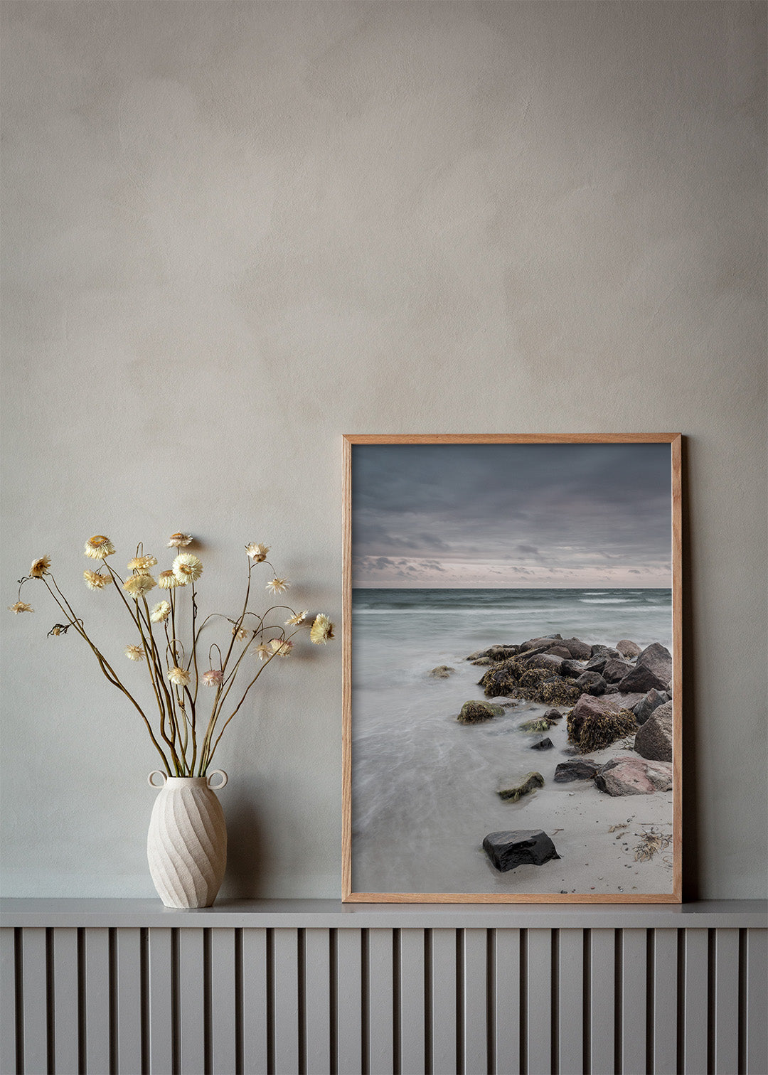 Indretning med Glænø plakat