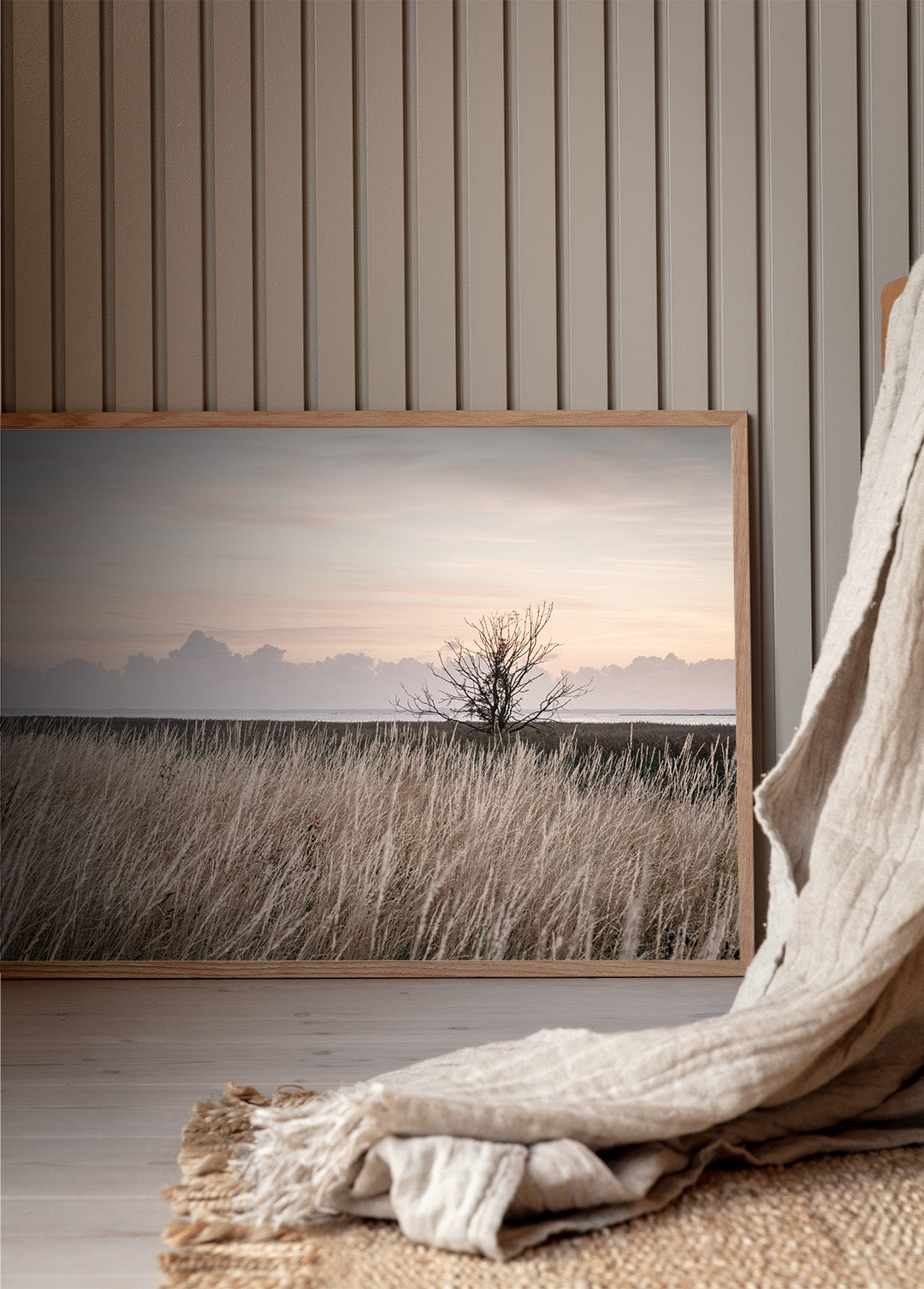 Vandret plakat med natur i stue