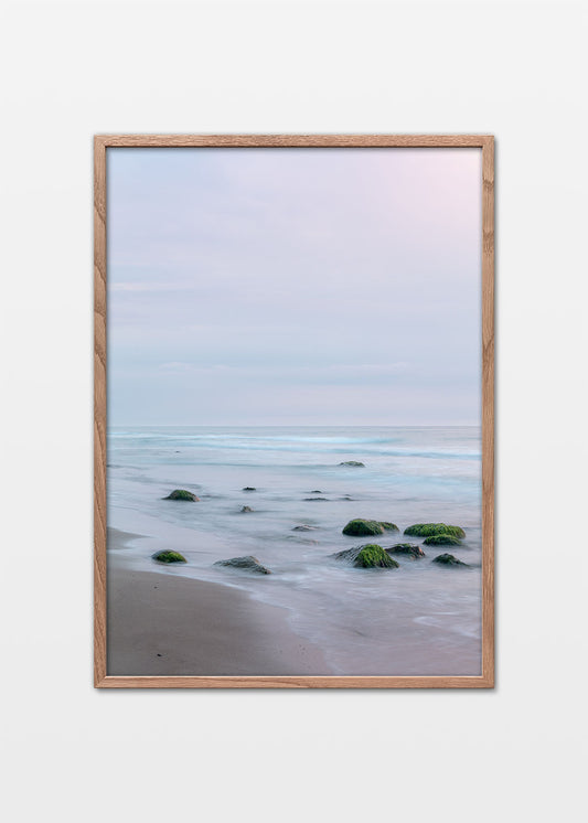 Plakat Lønstrup Strand i Blå Time