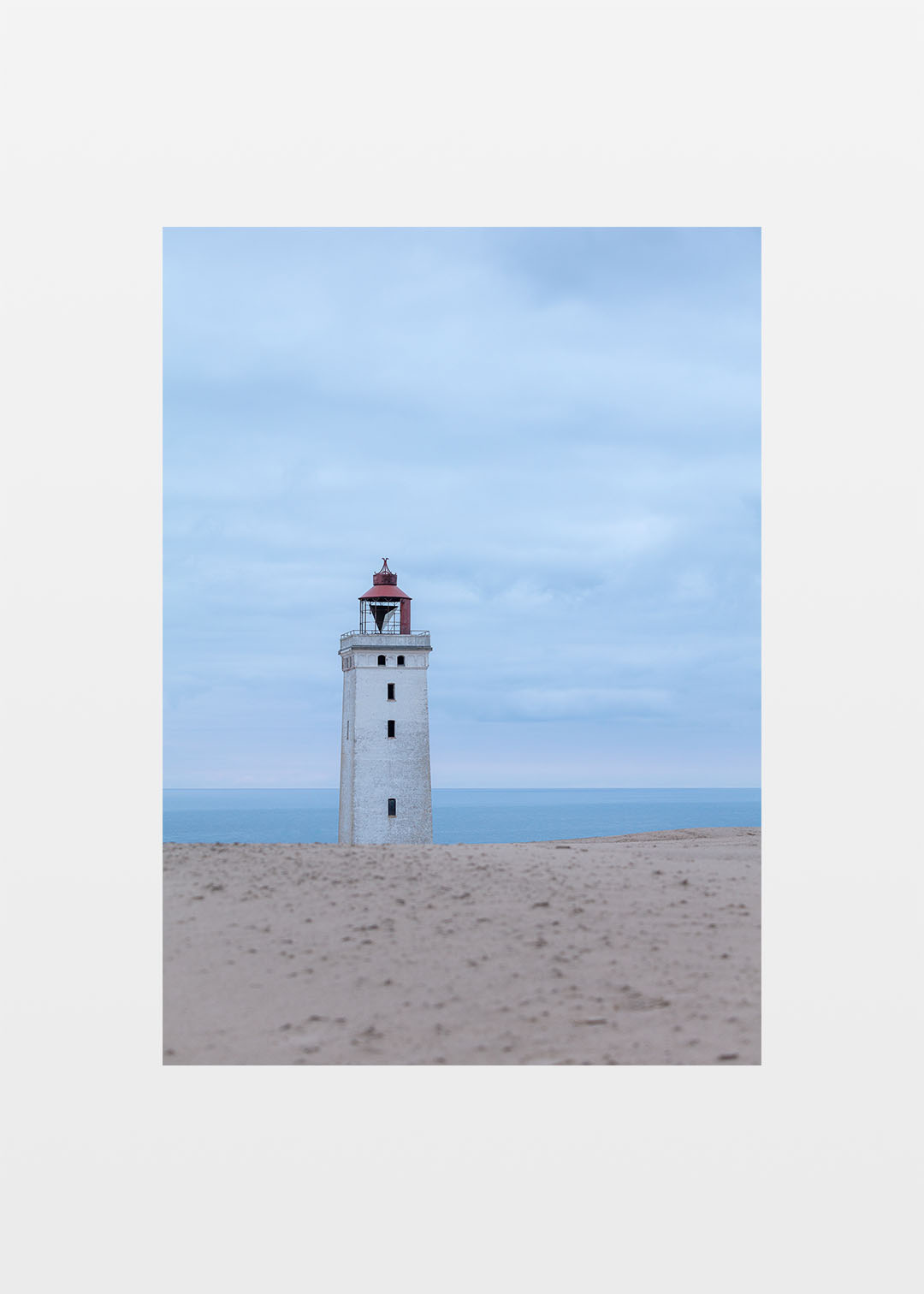 Plakat med Rubjerg Knude Fyr