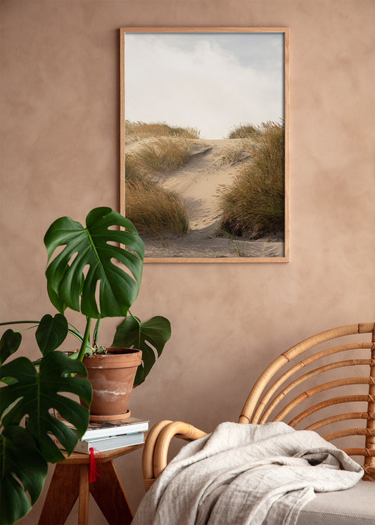 Hyggelig indretning med natur plakat
