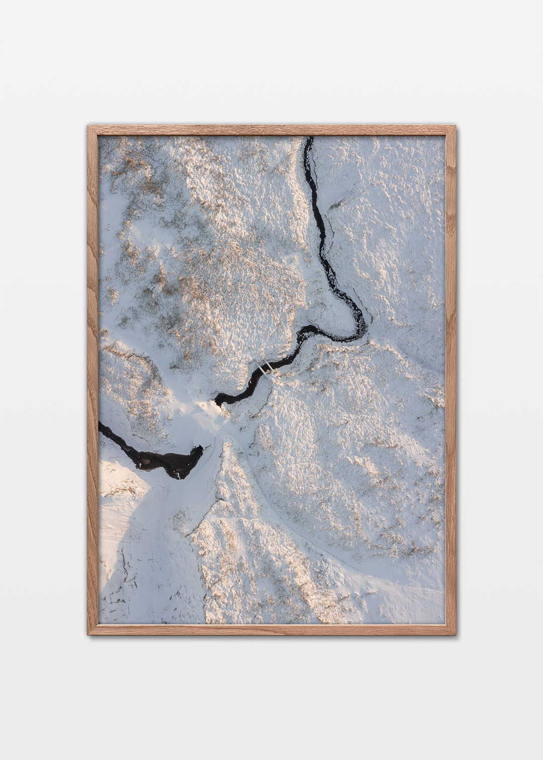 Snoet å plakat - Vinter i Thy - Danmark | Foto Factory