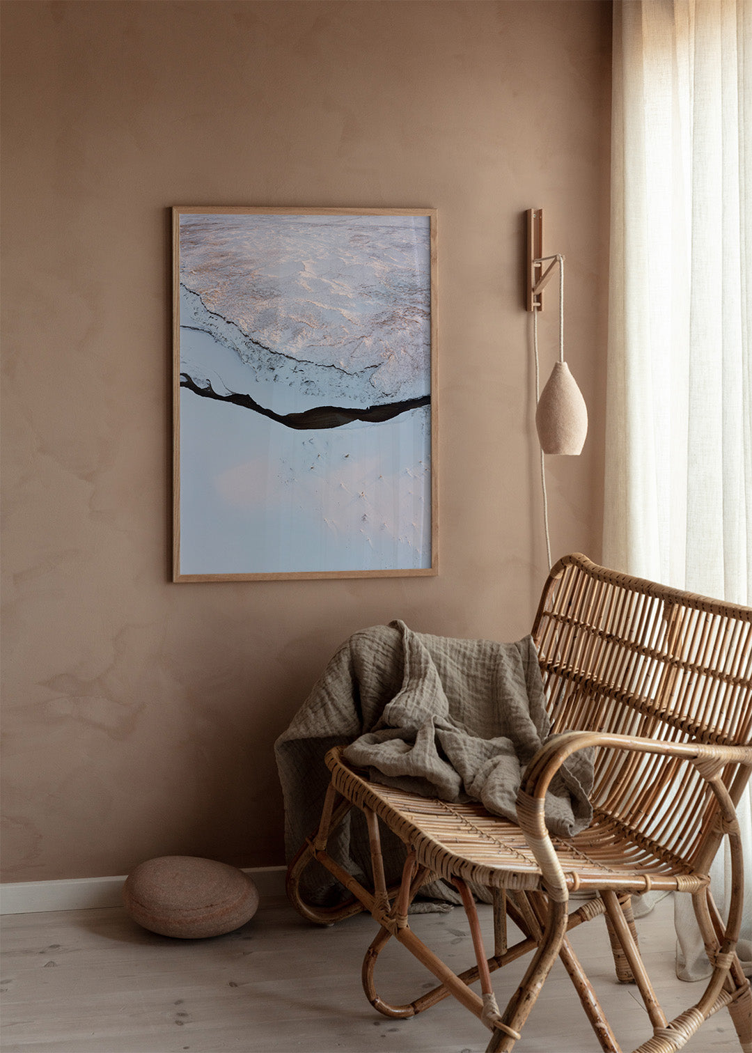 Åens udløb plakat - Thy - Danmark