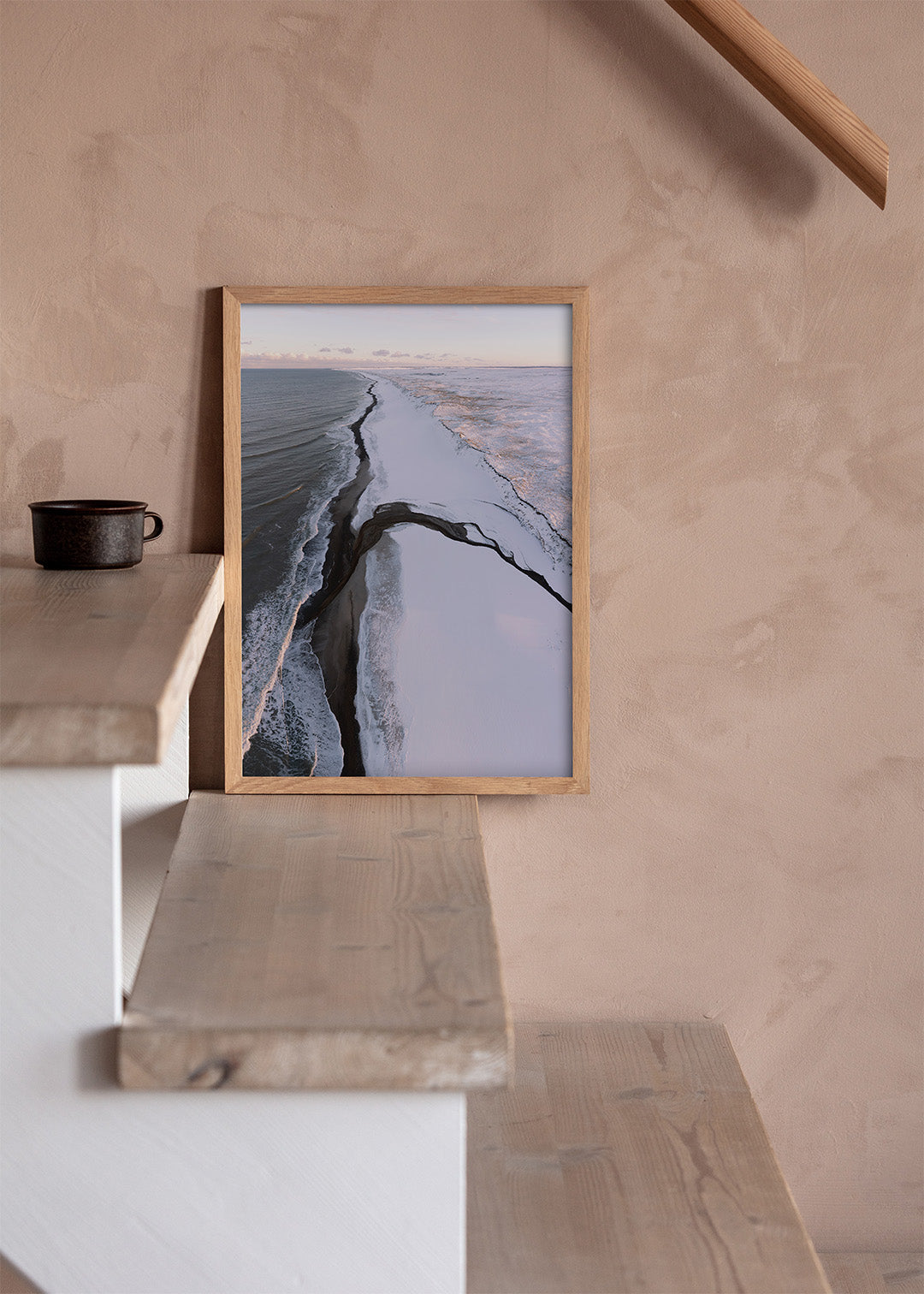 Vinter ved Vesterhavet plakat - Thy - Danmark