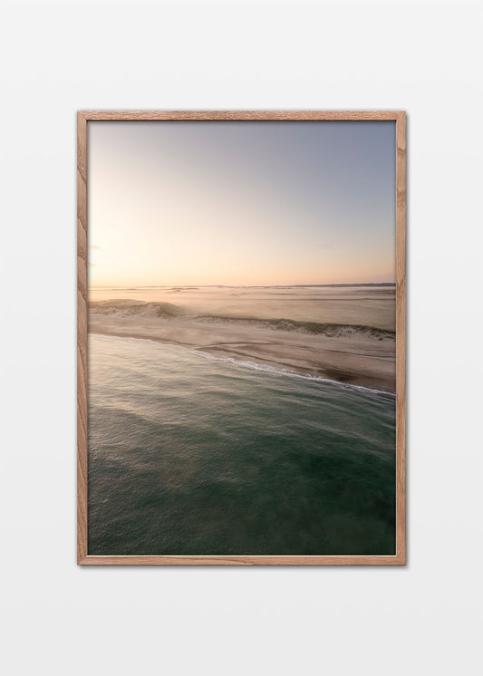 Klitmøller plakat – Morgenlys over Vestkysten i Thy