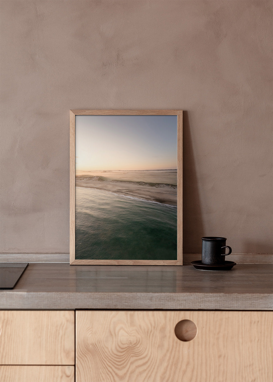 Klitmøller plakat – Morgenlys over Vestkysten i Thy