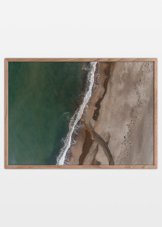 Vestkysten plakat – Vesterhavet ved Klitmøller i Thy