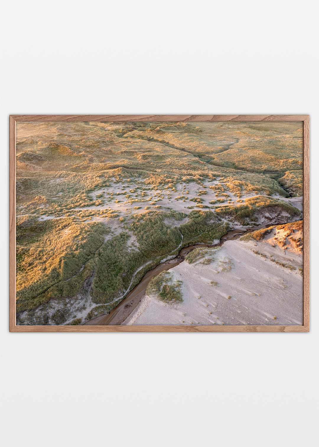 Thy plakat – Klitter ved Klitmøller i morgenlys