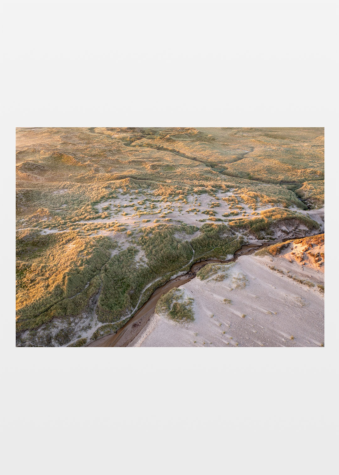 Thy plakat – Klitter ved Klitmøller i morgenlys