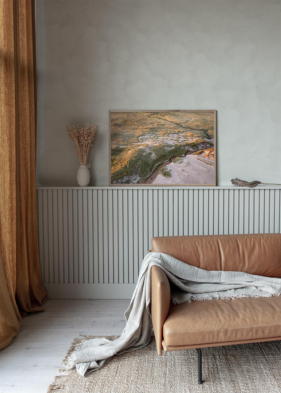 Thy plakat – Klitter ved Klitmøller i morgenlys