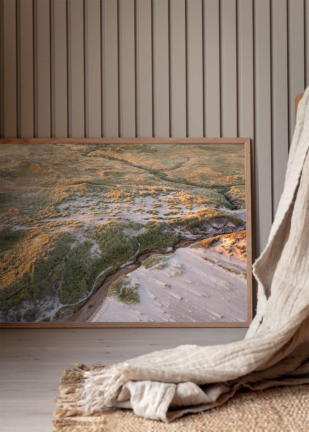 Thy plakat – Klitter ved Klitmøller i morgenlys