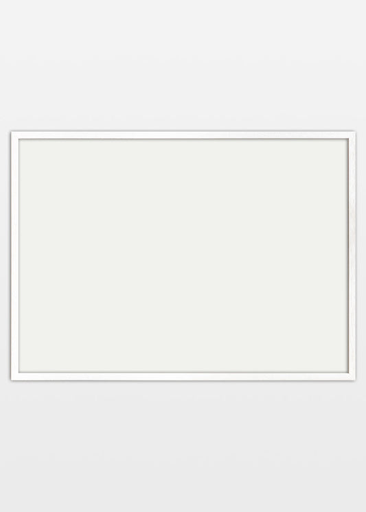 Plakatrammer i hvid eg