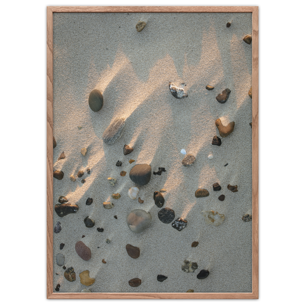 Beach stone poster